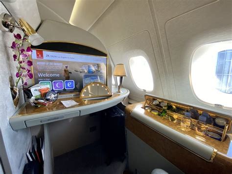 emirates first class review|Review: Emirates Airbus A380 first class .